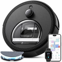 M330 Robot Vacuum and Mop with Lidar Navigation, 450Ml Visible Dustbin with Obstacle Avoidance, Perfect for Hardwood Carpets