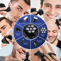 SEJOY Electric Shaver for Men 7D Magnetic Floating Wet/Dry Head Razor Hair Trimmer USB Rechargeable LED Display Beard Trimmers