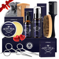 Beard Care Gifts Kit for Men - Beard Mustache Grooming Kit