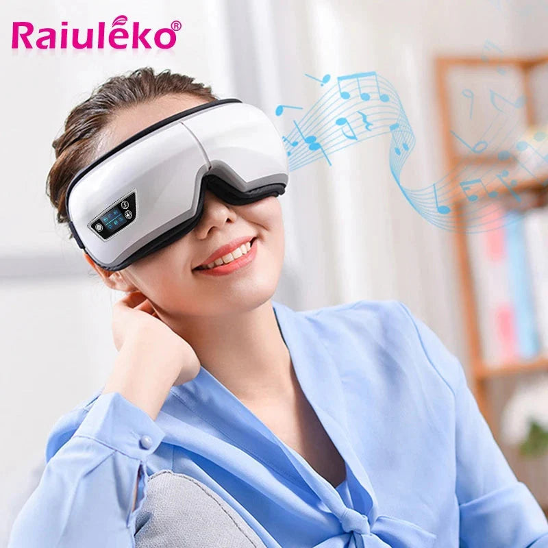 Masajeador de Ojos 6D con Compresión de Aire y Bluetooth
