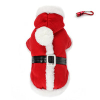Disfraz Navideño para Mascotas| Traje de Santa Claus Cálido y Suave