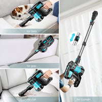 Cordless Vacuum Cleaners, 6-In-1 Lightweight Stick Vacuum for Hardwood Floor Carpet Pet Hair, V770