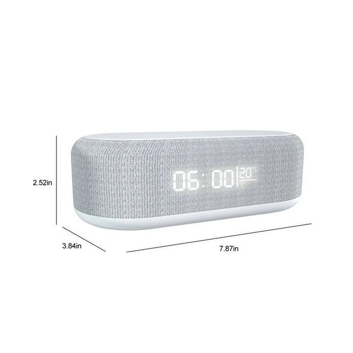 Digital Alarm Clock Wireless Charger,4 in 1 Wireless Charger with Digital Alarm Clock,Bedside with Fast Wireless Charging 15W,Dual Alarm for Heavy Sleepers,Usb Charger,Countdown Timer,Rgb Mode
