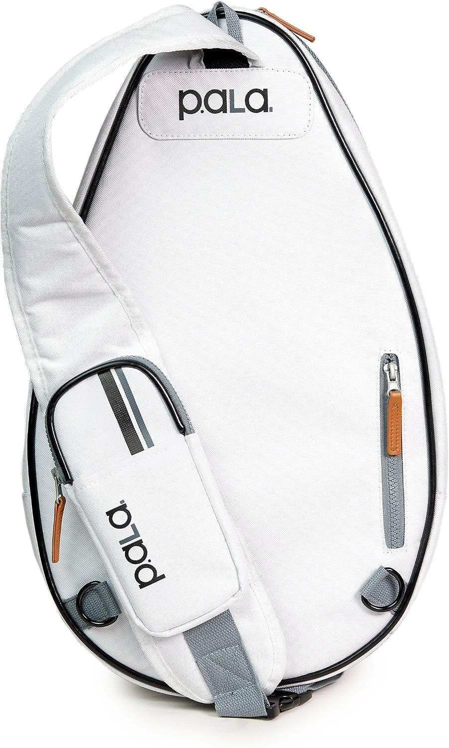 Multi-Sport Crossbody Padel Bag – Fits 2 Padel Rackets, Lightweight 2.07 Lb, Fence Hook, 13” Device Sleeve, Compact Racket Bag for Padel, Tennis & Pickleball