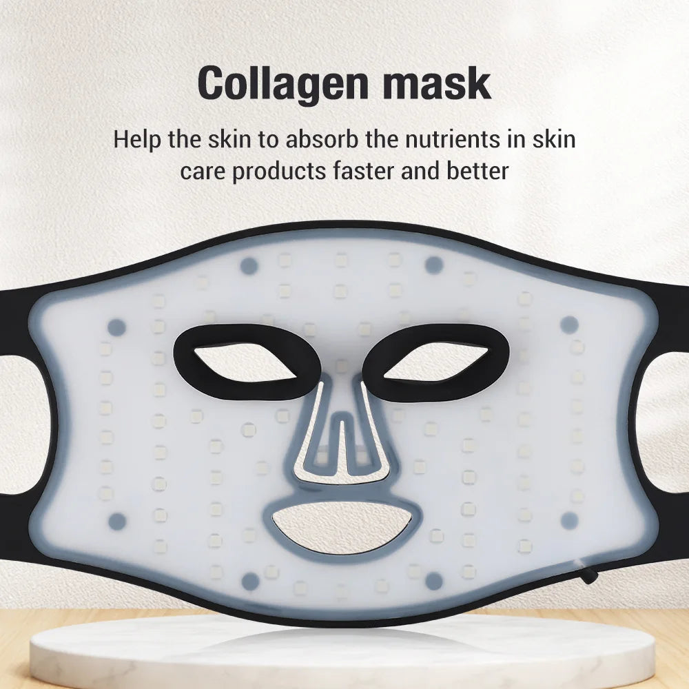 Red Light Therapy Mask 460Nm 660Nm 850Nm LED Beauty Devices Face Instrument Rejuvenation Skin anti Aging Wrinkle Skin Repair
