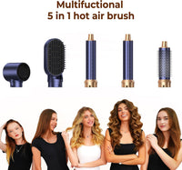 5 in 1 Blow Dryer Brush, Upgrade Hair Dryer Brush Air Curler Air Curl Wrap