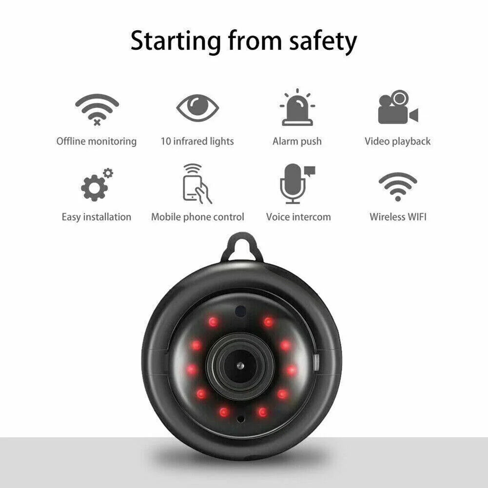 CCTV Camera Wifi 1080P Wireless IR Indoor Outdoor Security Night Vision Home CAM