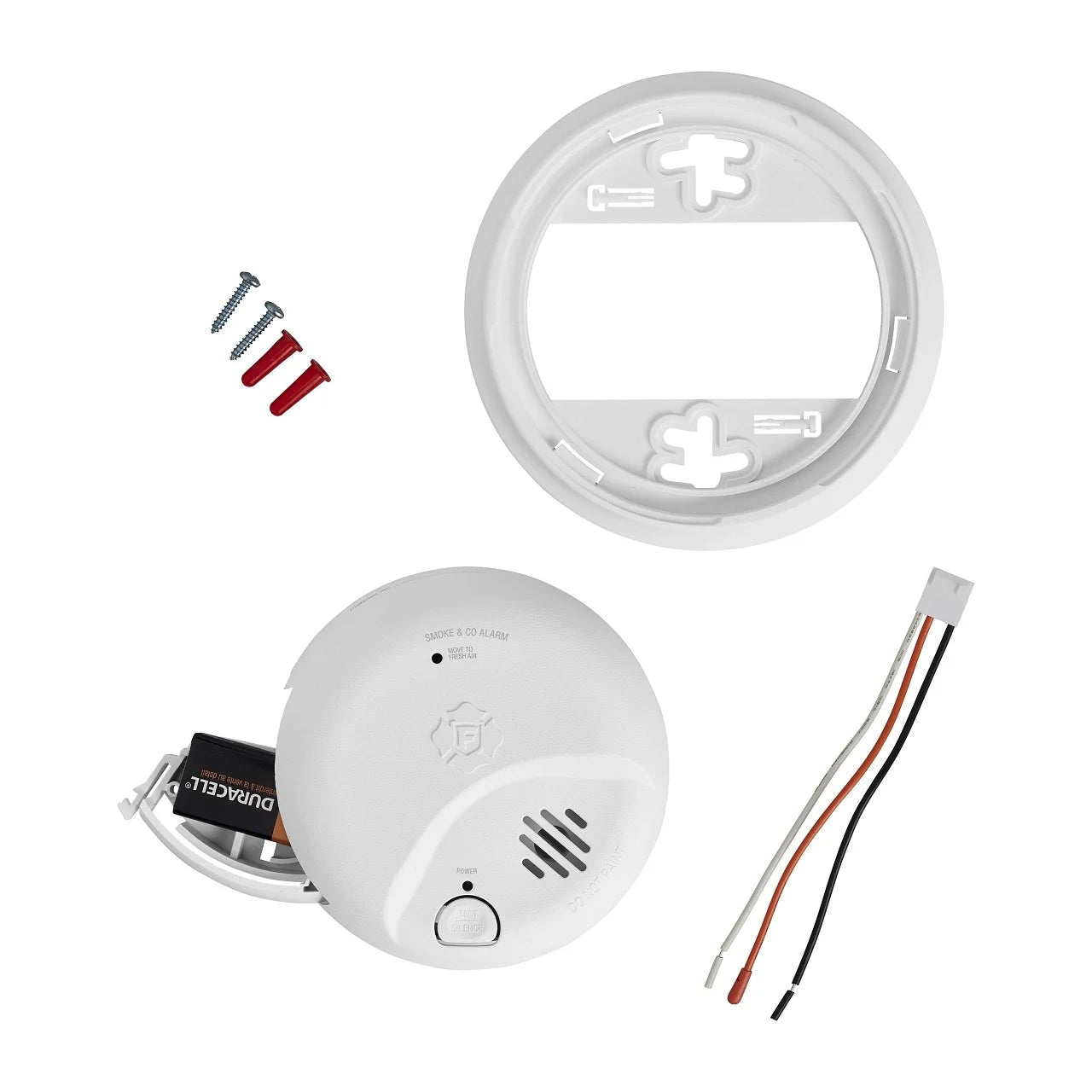 Hard-Wired W/Battery Back-Up Ionization Smoke and Carbon Monoxide Detector