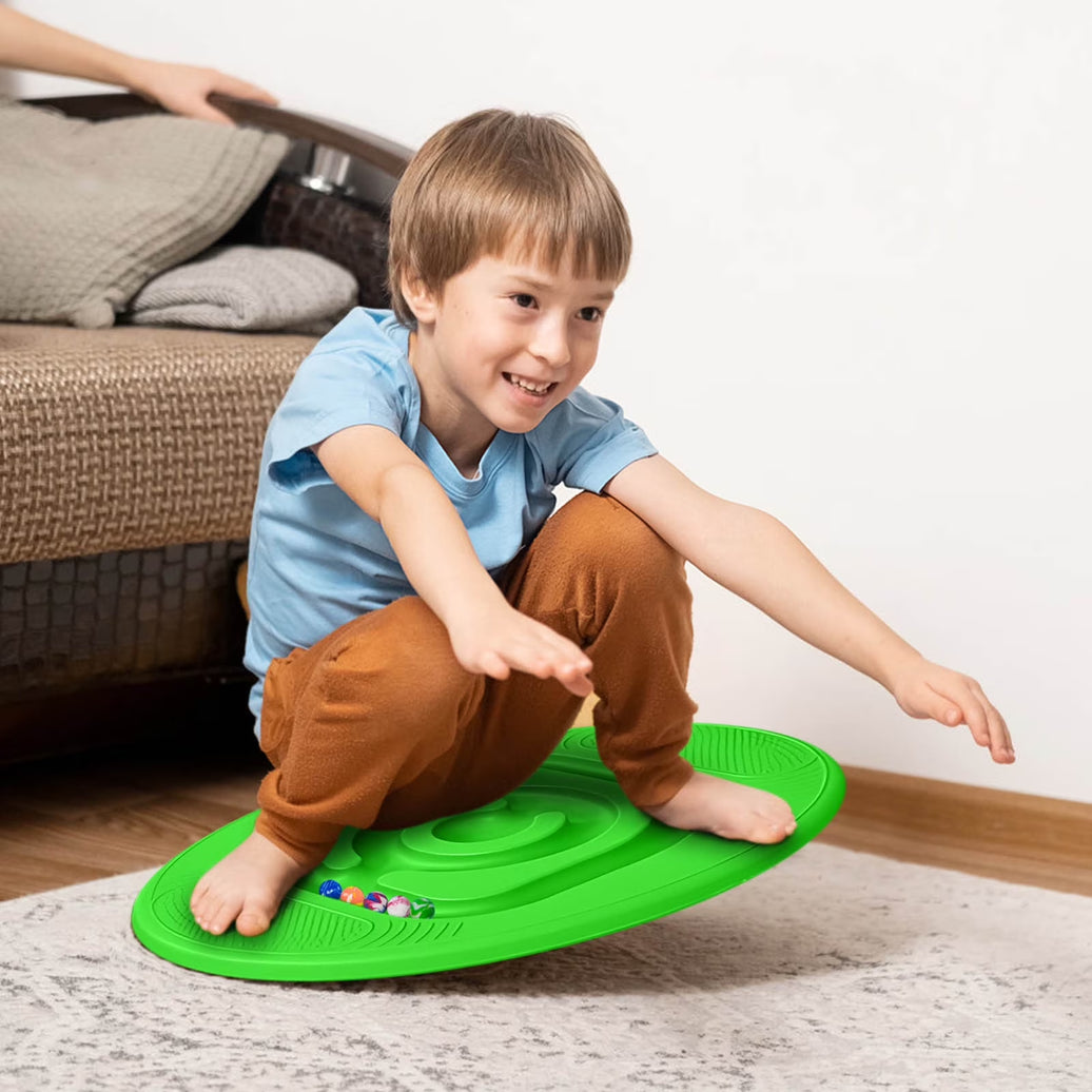 Kids Balance Board Training Equipment, Plastic Seesaw for Early Education and Fun, Non-Slip Surface Balance Board for Indoor Play, Colorful Equilibrium Toy for Christmas Birthdays Gifts