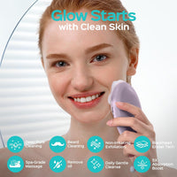 FBS01 Facial Cleansing Brush Face Scrubber, Compact for Travel
