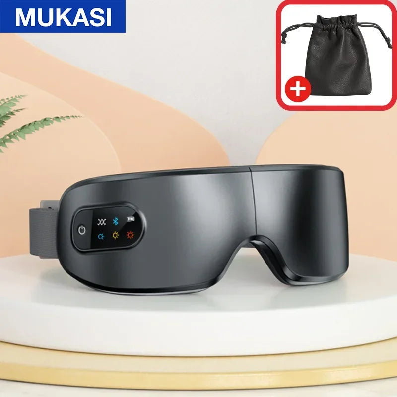 Masajeador de Ojos MUKASI con Calor, Vibración y Bluetooth