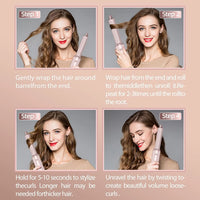 Hair Dryer 5-In-1 Brush with Hot Air Curling & Negative Ion Technology - Versatile Styler for Drying, Curling, Straightening