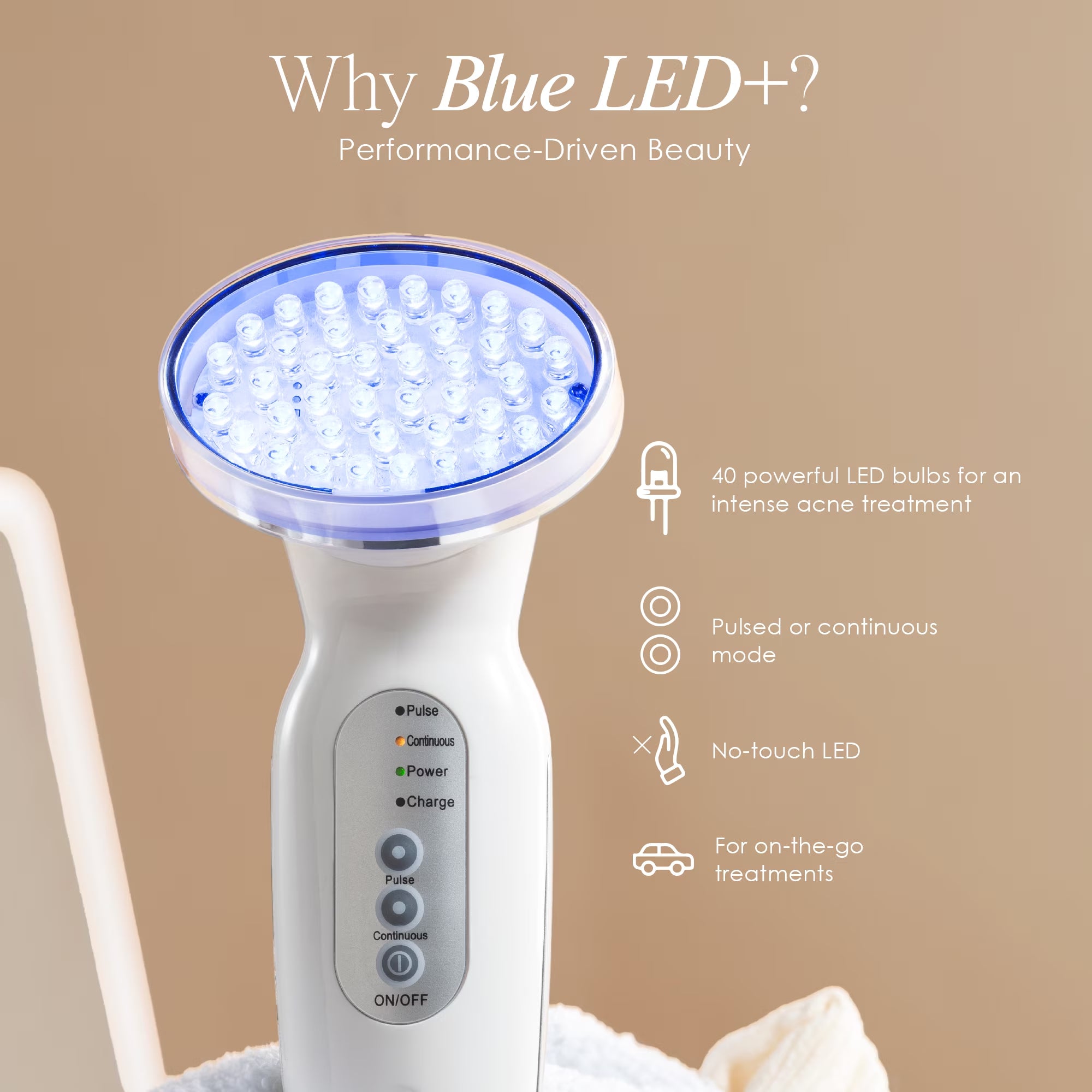 Dispositivo de Terapia de Luz LED Azul para el Cuidado Facial
