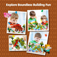 126PCS Magnetic Blocks Playset, Build Dinosaur Magwonder with Building Pretend Play Toys, STEM Montessori Travel Gift for Kids